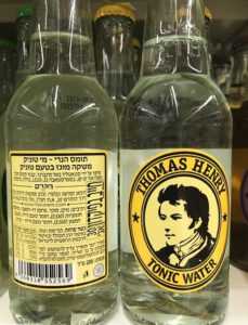 תומס הנרי: מי טוניק משקה מוגז בטעם טוניק - Thomas Henry Tonic Water