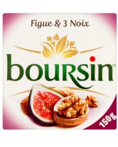 גבינת בורסאן Boursin עם תאנים ואגוזים