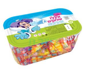 איגלו שלוקים: חטיפים בטעמי פטל לימון וענבים - Igloo Shlukim Raspberry Lemon and Grape Flavored Snacks