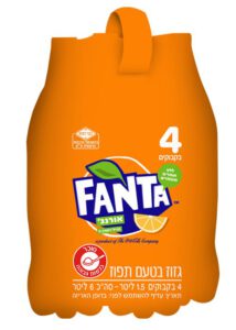 משקה מוגז פאנטה בטעם תפוזים - Fanta Orange Soft Drink Can