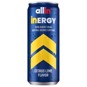 אולאין אינרגי: משקה מוגז בטעם הדרים ליים - Allin inergy