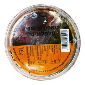 ניצן: טאפס עירוני פלפלונים במילויים שונים ממרח גבינה ושום