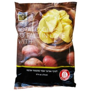 סיבי-השדה: חטיף ציפס אורגני אפוי מתפוח אדמה בתוספת ירקות