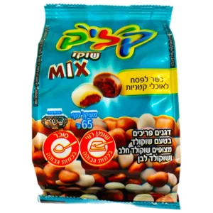 קליק שוקו MIX: דגנים פריכים בטעם שוקולד מצופים שוקולד חלב ושוקולד לבן כשר לפסח