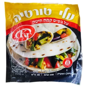 כמזה אונלו ממולרי גידה-KT: עלי טורטיה על בסיס קמח חיטה קוטר 20 ס"מ