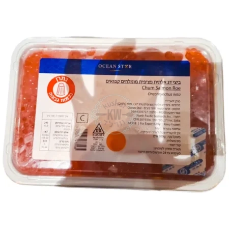 נורת' פסיפיק סיפודס - North Pacific Seafoods: ביצי דג אלתית פציפית מומלחים קפואים