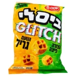 אסם - ביסלי Glitch גליץ': חטיף חיטה בטעם גריל בצורת ביסלי פיצה