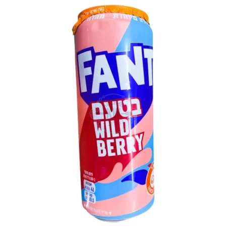 פאנטה-Fanta: משקה מוגז בטעם פירות יער Wild Berry