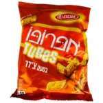 אסם - אפרופו טיובס - Tubes: חטיף תירס בטעם צ'דר