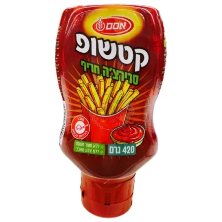 אסם - קטשופ: מתבל עגבניות פלפל סרירצ'ה חריף