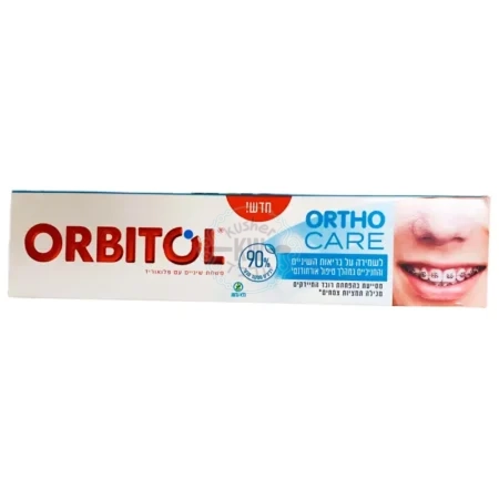 אורביטול - Ortho Care: משחת שיניים עם פלואוריד