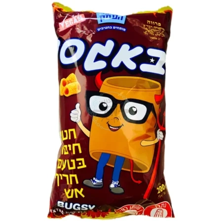 באגסי: חטיף חיטה ביסלי בטעם חריף אש
