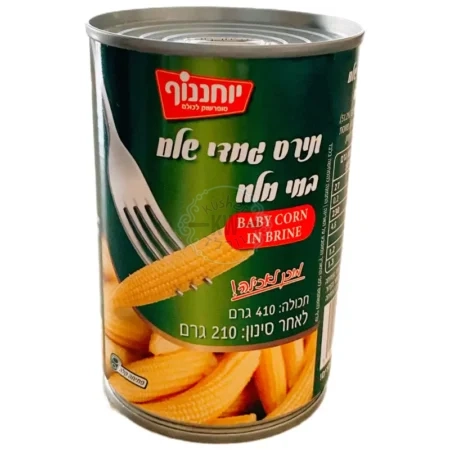 מגסטיק - Majestic - יוחננוף: שימורי תירס גמדי שלם במי מלח