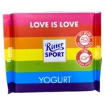 אלפרד ריטר - Ritter Sport: שוקולד חלב מעולה ממולא קרם יוגורט